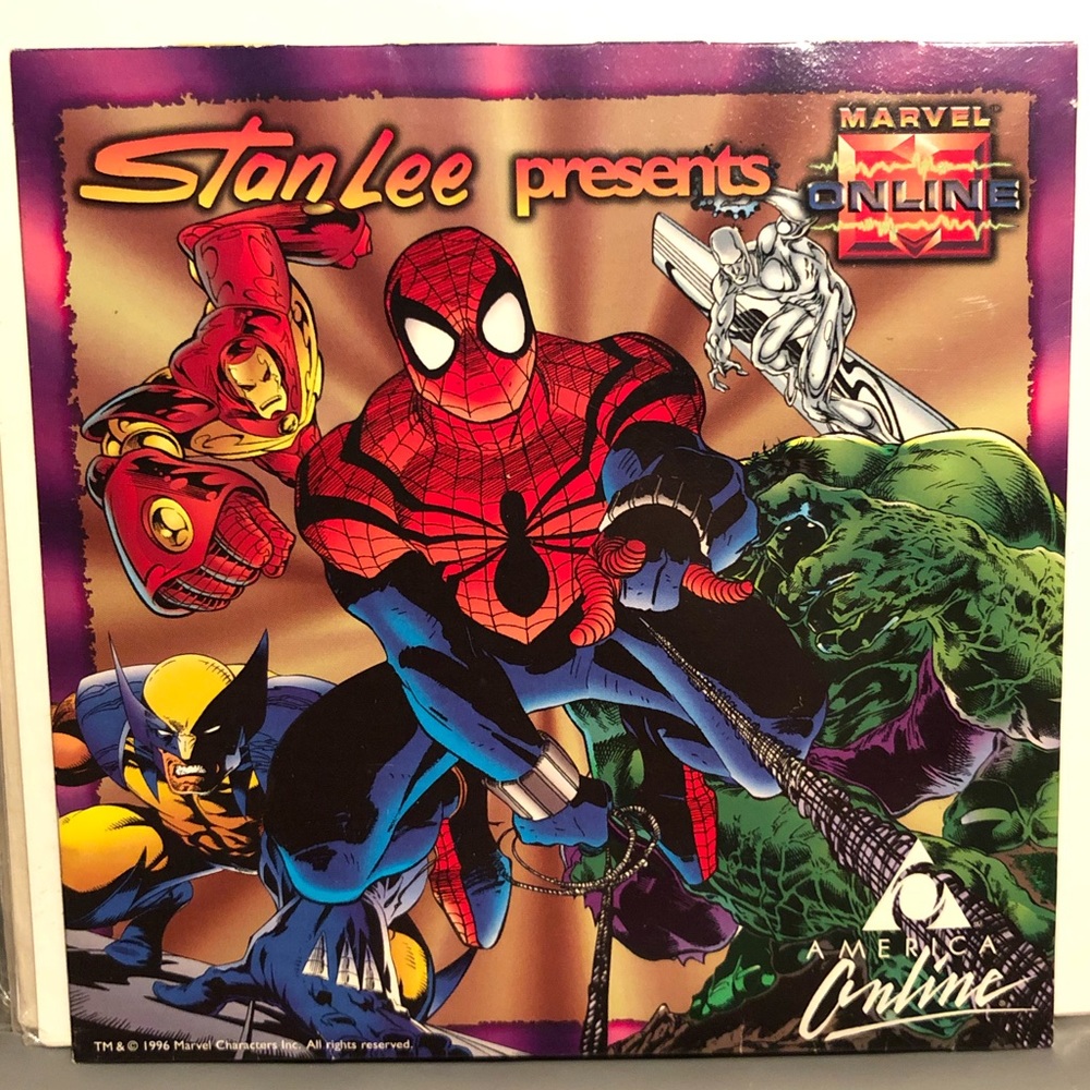 1996 Marvel Online Spider-Man Cybercomic CD-ROM